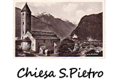 bottone per l'album cartoline Chiesa S. Pietro