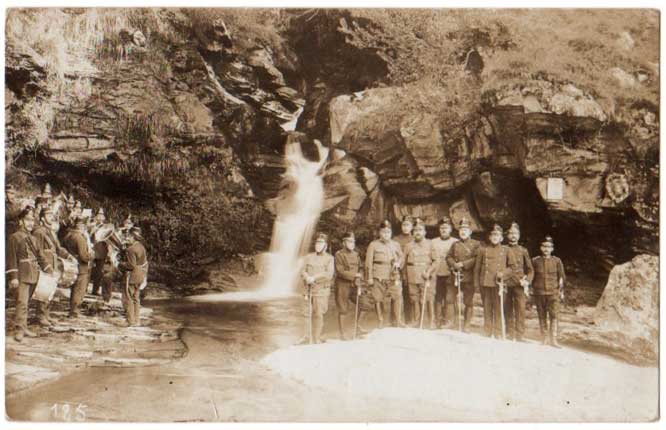 Militari a Santa Petronilla, pozzo di San Carlo, 1916